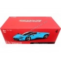 Cochesdemetal.es 2022 Ferrari Daytona SP3 + Vitrina Baby Blue 1:18 Bburago Signature Series 16920