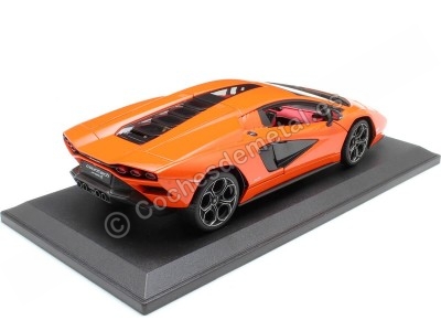 Cochesdemetal.es 2022 Lamborghini Countach LPI 800-4 Naranja 1:18 Maisto 31459 2