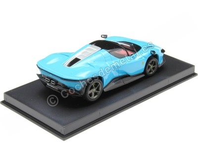 Cochesdemetal.es 2022 Ferrari Daytona SP3 Cerrado Baby Blue 1:43 Bburago Signature Series 18-36914 2