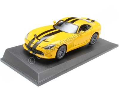 Cochesdemetal.es 2013 Dodge Viper SRT GTS Amarillo/Negro 1:18 Maisto 31128