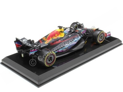 Cochesdemetal.es 2023 Red Bull RB19 Nº1 Max Verstappen Ganador GP Miami 1:24 Bburago 28030 2