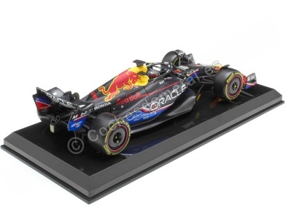 Cochesdemetal.es 2023 Red Bull RB19 Nº1 Max Verstappen Ganador GP EE.UU. 1:24 Bburago 28030 2