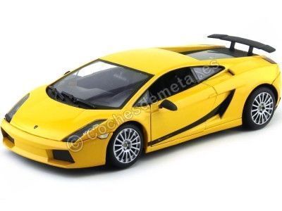 Carsdemetal.es 2007 Lamborghini Gallardo Superleggera jaune 1:18 Motor max 73181