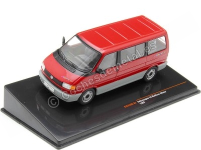 Cochesdemetal.es 1992 Furgoneta Volkswagen VW T4 Multivan Allstar Roja 1:43 IXO Models CLC555N.22