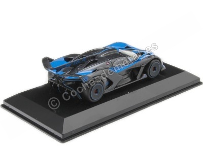 Cochesdemetal.es 2020 Bugatti Bolide W16.4 Azul/Grafito 1:43 Bburago Signature Series 18-38306 2