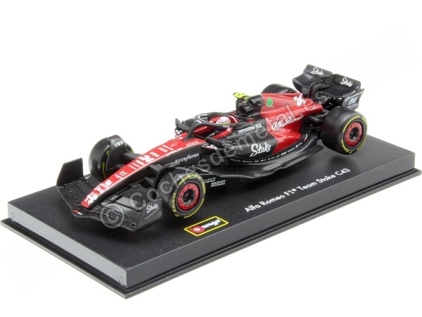 Cochesdemetal.es 2023 Alfa Romeo F1 C43 Nº24 Guanyu Zhou 1:43 Bburago Signature Series 38086ZH