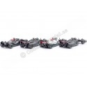 Cochesdemetal.es 2021 2022 2023 Set 4 Mercedes-AMG F1 W13 W14 W15 Lewis Hamilton / George Russell 1:43 Bburago 18-38093