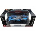 Cochesdemetal.es 2020 Bugatti Bolide W16.4 Azul/Grafito 1:43 Bburago Signature Series 18-38306