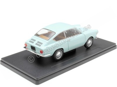 Cochesdemetal.es 1965 Fiat 850 Coupe (Seat 850 Coupe) Azul "Coches Inolvidables" 1:24 Editorial Salvat ES33 2