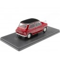 CARSDEMETAL.ES 1973 Austin Mini Cooper S Garnet / Black "CARS INPEPTABLE" 1:24 Salvat Editorial ES55