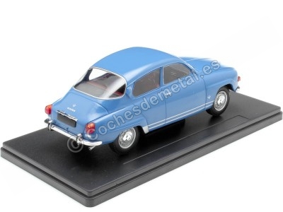 Cochesdemetal.es 1974 Saab 96 V4 Azul "Coches Inolvidables" 1:24 Editorial Salvat ES50 2