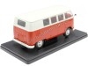 Cochesdemetal.es 1962 Volkswagen Kombi T1 Rojo Blanco "Coches Inolvidables" 1:24 Editorial Salvat ES52