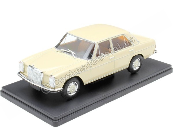 Cochesdemetal.es 1968 Mercedes-Benz 200D (W115) Crema "Coches Inolvidables" 1:24 Editorial Salvat ES39