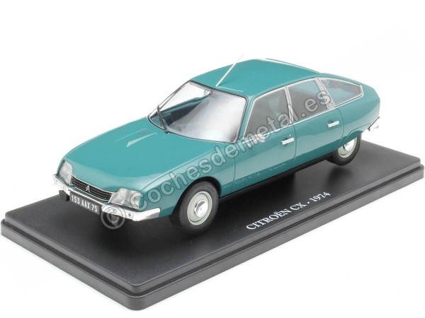 Cochesdemetal.es 1974 Citroen CX Azul "Coches Inolvidables" 1:24 Editorial Salvat ES34