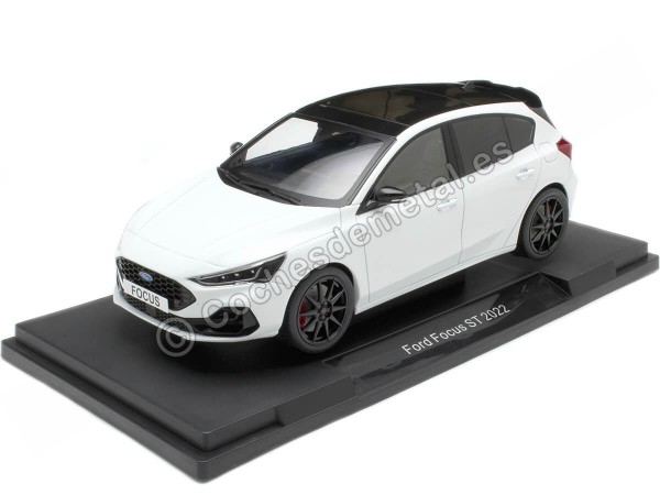 Cochesdemetal.es 2022 Ford Focus ST Blanco Helado 1:18 MC Group 18453