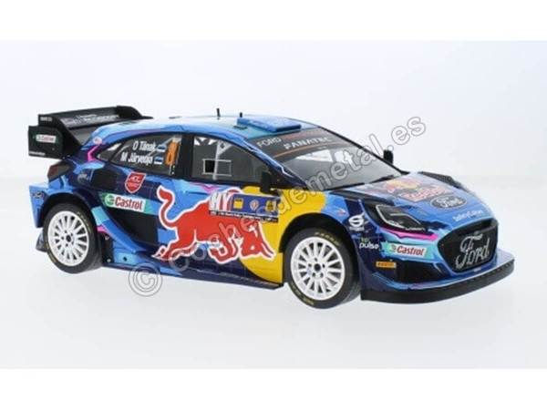 Cochesdemetal.es 2023 Ford Puma Rally1 Nº8 Tänak/Järveoja Rally Centroeuropeo 1:18 IXO Models 18RMC187.22