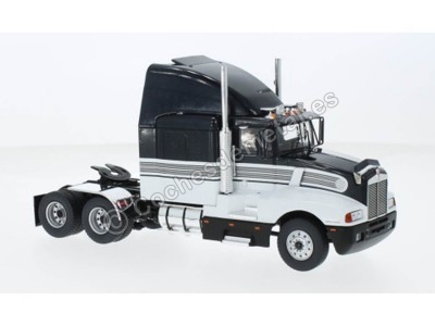 Cochesdemetal.es 1986 Kenworth T600A Azul Oscuro Metalizado/Blanco 1:43 IXO Models TR183.22