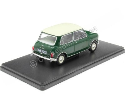 Cochesdemetal.es 1965 Mini Cooper S Verde/Blanco "Coches Inolvidables" 1:24 Editorial Salvat ES40 2