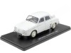 Cochesdemetal.es 1961 Renault Dauphine Blanco "Coches Inolvidables" 1:24 Editorial Salvat ES49