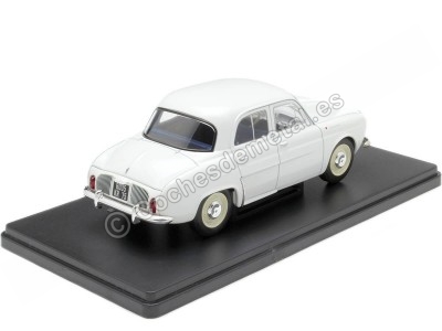 Cochesdemetal.es 1961 Renault Dauphine Blanco "Coches Inolvidables" 1:24 Editorial Salvat ES49 2