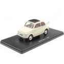 Cochesdemetal.es 1960 Fiat Nuova 500D Crema "Coches Inolvidables" 1:24 Editorial Salvat ES31