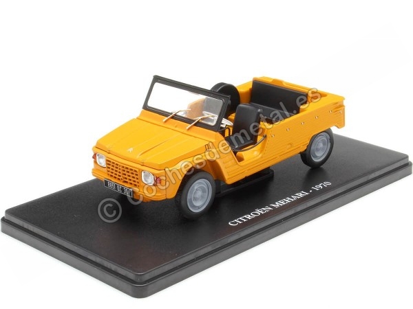 Cochesdemetal.es 1970 Citroen Mehari Naranja "Coches Inolvidables" 1:24 Editorial Salvat ES36