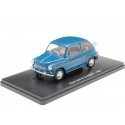 Cochesdemetal.es 1960 Fiat 600D (Seat 600D) MK1 Azul "Coches Inolvidables" 1:24 Editorial Salvat ES32