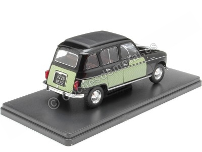 Cochesdemetal.es 1966 Renault 4L Parisienne Negro/Amarillo "Coches Inolvidables" 1:24 Editorial Salvat ES47 2