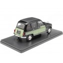 Carsdemetal.es 1966 Renault 4L Parisien Black / Yellow "CARS INFETTABLE" 1:24 Éditorial Salvat ES47