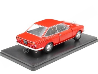 Cochesdemetal.es 1970 Fiat 124 Sport 1600 Rojo "Coches Inolvidables" 1:24 Editorial Salvat ES57 2