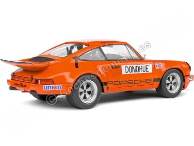 Cochesdemetal.es 1974 Porsche 911 Carrera 3.0 RSR Nº1 Mark Donohue Ganador IROC Daytona 1:18 Solido S1810701 2