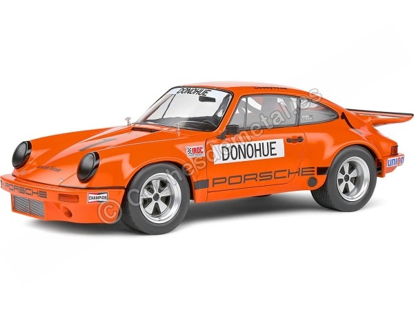 Cochesdemetal.es 1974 Porsche 911 Carrera 3.0 RSR Nº1 Mark Donohue Ganador IROC Daytona 1:18 Solido S1810701