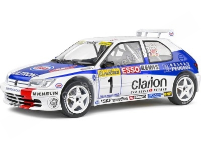 Cochesdemetal.es 1996 Peugeot 306 Maxi Nº1 Delecour/Sauvage Rally Monte Carlo 1:18 Solido S1808305