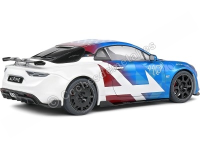 Cochesdemetal.es 2023 Alpine A110 Radicale US Racing Azul/Blanco/Rojo Decorado 1:18 Solido S1801627 2