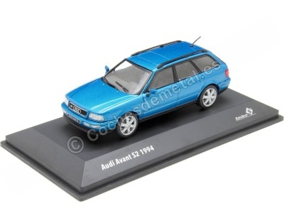 Cochesdemetal.es 1994 Audi Avant S2 Azul Pelícano 1:43 Solido S4314506