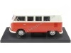 Cochesdemetal.es 1962 Volkswagen Kombi T1 Rojo Blanco "Coches Inolvidables" 1:24 Editorial Salvat ES52