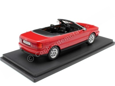 1991 Audi Cabriolet Rojo 1:18 MC Group 18371 2