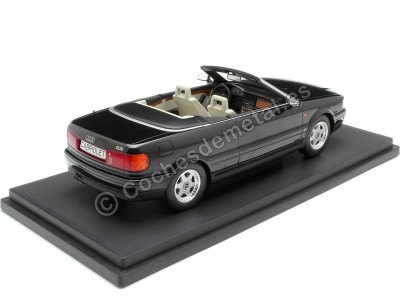 Cochesdemetal.es 1991 Audi Cabriolet Negro 1:18 MC Group 18372 2