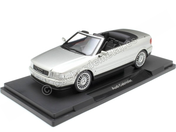 1991 Audi Cabriolet Silver 1:18 MC Group 18373