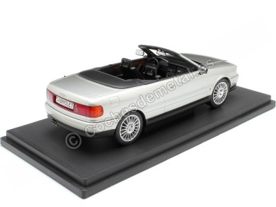 Cochesdemetal.es 1991 Audi Cabriolet Plateado 1:18 MC Group 18373 2