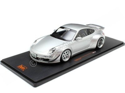 2023 Porsche 911 (997) RWB Rauh-Welt Plateado 1:18 IXO Models 18CMC...