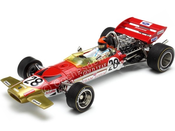 Cochesdemetal.es 1970 Lotus Type 49C Nº28 Emerson Fittipaldi GP F1 Gran Bretaña 1:18 Quartzo 18221