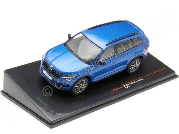 2018 Skoda Kodiaq Metallic Blue 1:43 Modèles IXO CLC559N.22