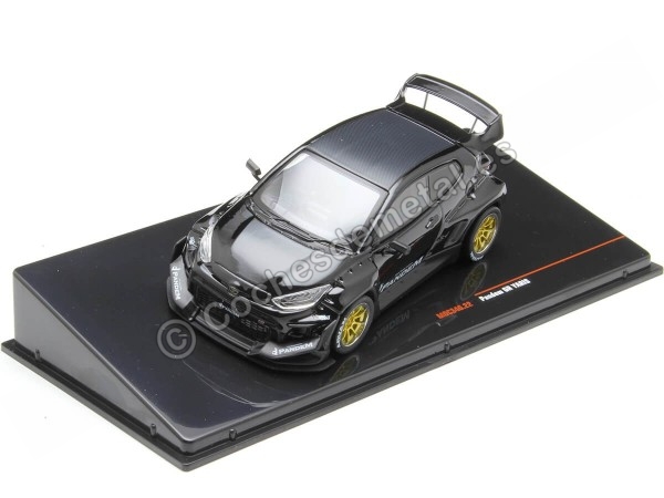 Réplica Coche 2022 Toyota GR Yaris Pandem Negro 1:43 IXO Models - Co