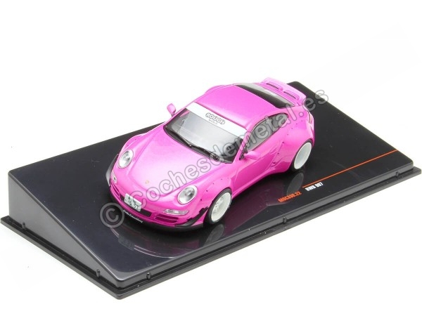 2023 Porsche 911 (997) RWB RAUH Metalized Pink 1:43 IXO Modèle ...