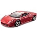 Cochesdemetal.es 2010 Ferrari 458 Italia Rosso Corsa "Metal Kit" 1:24 Maisto 39113