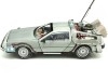 Cochesdemetal.es 1989 DeLorean DMC 12 con Accesorios y Luces "Trilogía Regreso al Futuro" 1:18 Hot Wheels Super Elite BLY44