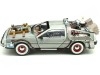 Cochesdemetal.es 1989 DeLorean DMC 12 con Accesorios y Luces "Trilogía Regreso al Futuro" 1:18 Hot Wheels Super Elite BLY44