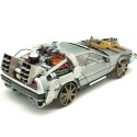 Cochesdemetal.es 1989 DeLorean DMC 12 con Accesorios y Luces "Trilogía Regreso al Futuro" 1:18 Hot Wheels Super Elite BLY44