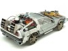 Cochesdemetal.es 1989 DeLorean DMC 12 con Accesorios y Luces "Trilogía Regreso al Futuro" 1:18 Hot Wheels Super Elite BLY44